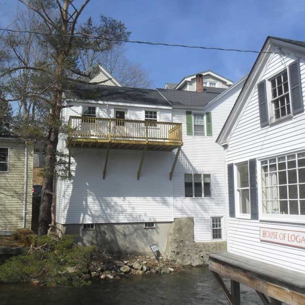 Leather Bench - Camden, Maine